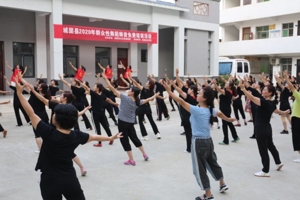 城固县2020年群众性舞蹈师资免费培训活动