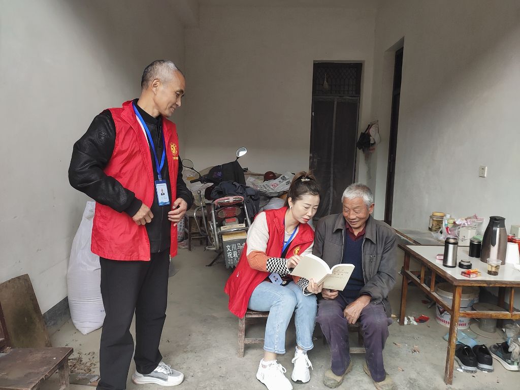 文明在老庄——我和我的家乡  赵家坡村开展理论宣讲送教上门志愿服务活动