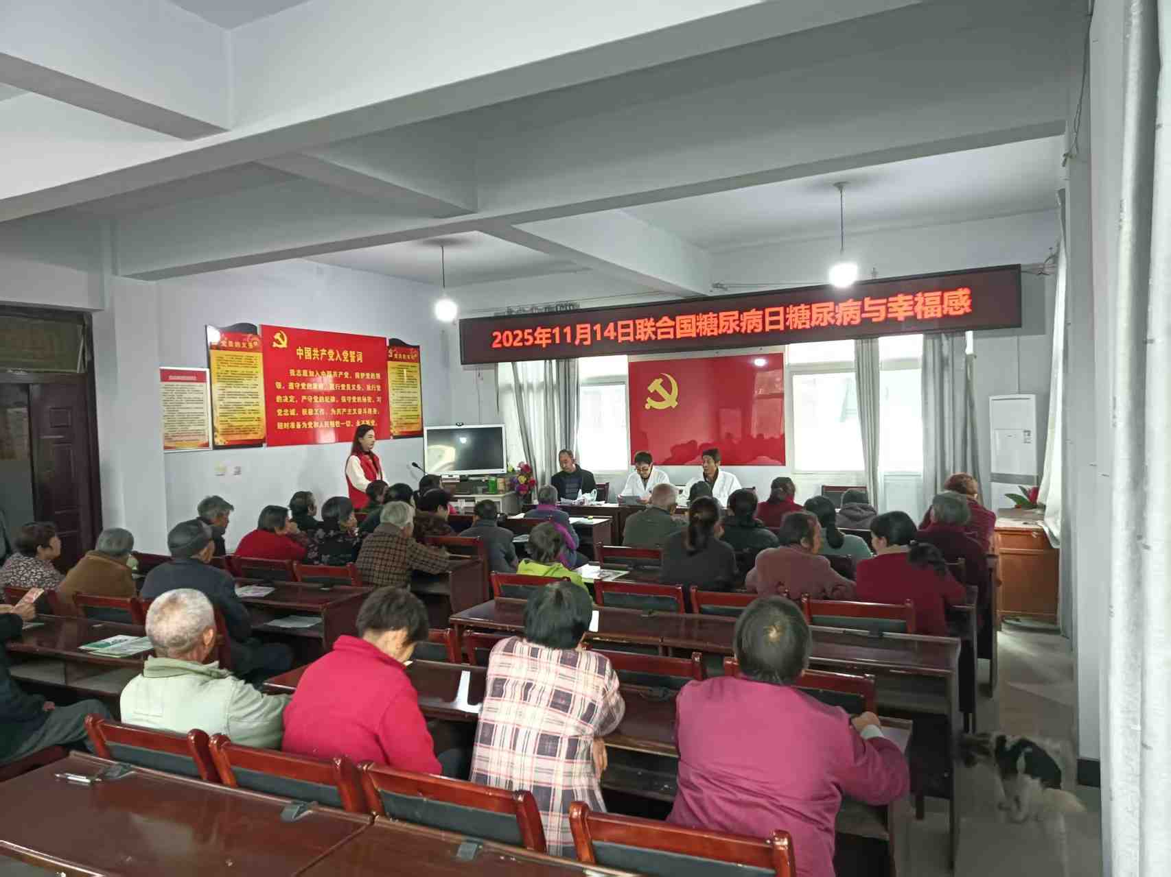 宝山卫生院医务人员给村民讲解糖尿病防控知识3.jpg